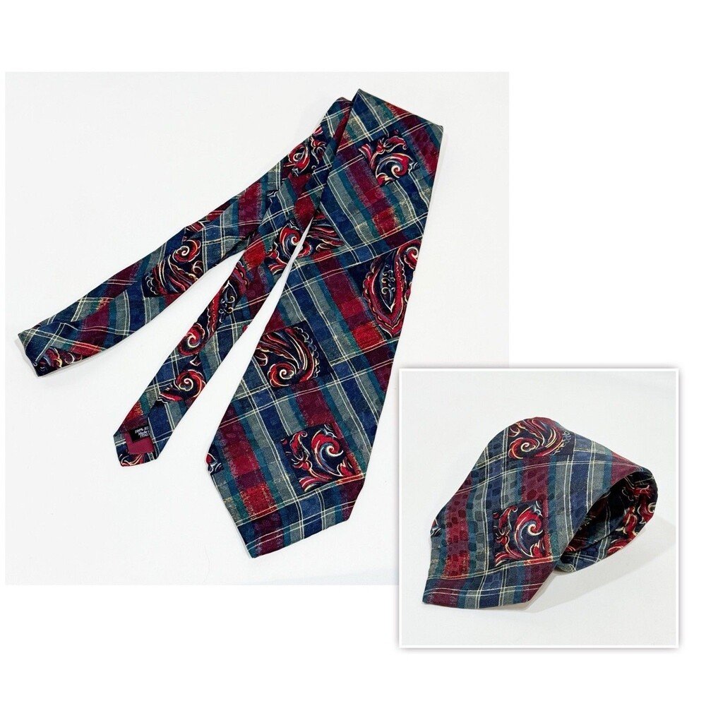 Alta Moda Montebello 100% Silk Men's Necktie Made in Italy Multicolor